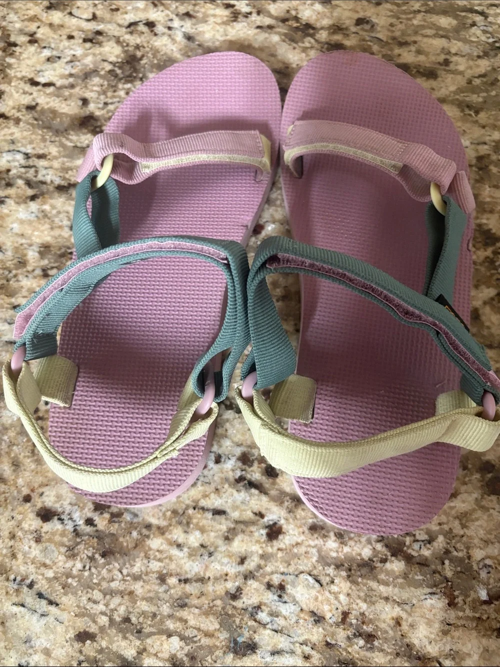 Teva Kids Lavender Sandals with Teal Straps